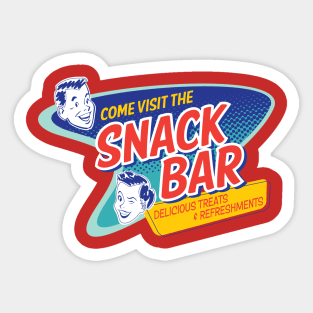 Visit the Snack Bar Sticker